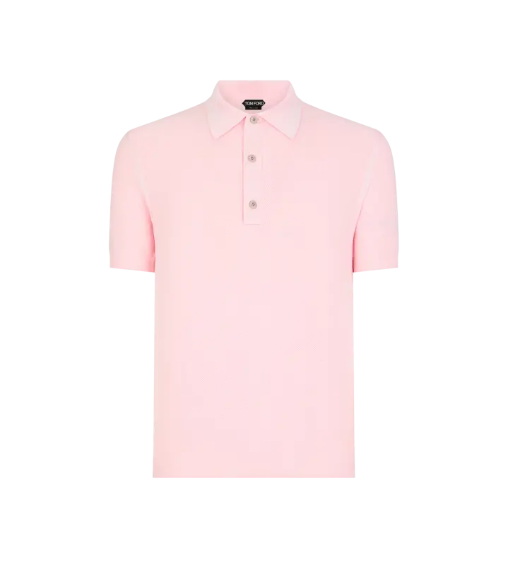 SILK COTTON PIQUET POLO online